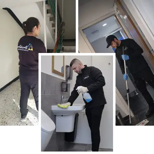 Team von Adial Gebäudereinigung im Einsatz in Münster und Umgebung