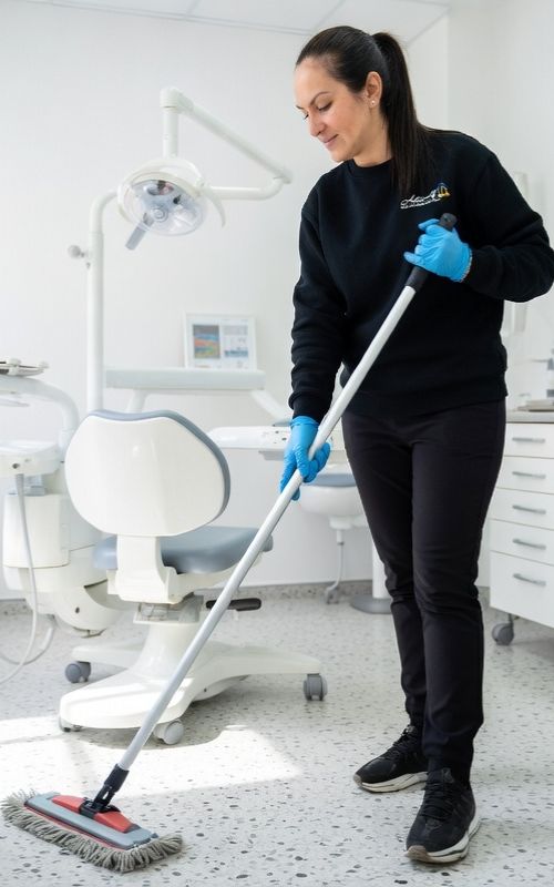 Hygienische Praxisreinigung Münster – sauberer Behandlungsraum